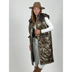 ENIGMATICA BOUTIQUE - Parka Acolchada Sin Mangas