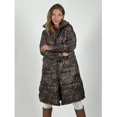 ENIGMATICA BOUTIQUE - Parka Acolchada Print Café