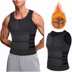 GENERICO - Faja Polera Camiseta Reductora Modeladora Hombre Con Velcro
