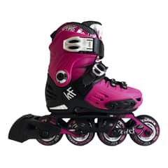 KRF - Patines Freeskate New First Pink Talla 28-31