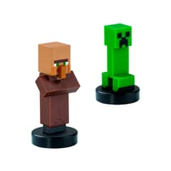 MINECRAFT - PACK DE 2 FIGURAS TIMBRE - ALDEANO