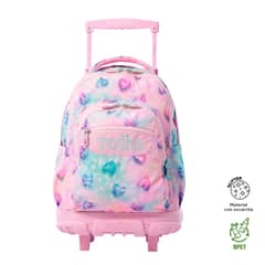TOTTO - Mochila Escolar Con Ruedas para Niña Renglon
