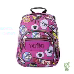 TOTTO - Mochila Escolar Para Niña Notebook 10 Tempera