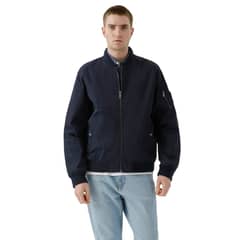 DOCKERS - Chaqueta Hombre Bomber Regular Fit Azul