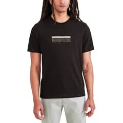 DOCKERS - Polera Hombre Graphic Tee Slim Fit Negra Logo