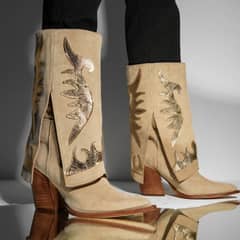 ANNY OUTFITS - Bota Polt Golden Gamuza