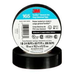 3M - Cinta Aislante PVC 19mm Negro Temflex 165