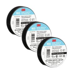 3M - Pack 03 Cinta Aislante PVC 19mm Negro Temflex 165