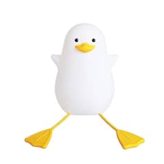 TATEE - Lampara Luz de noche de pato Recargable luz suave LED luz del sensor