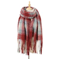 BLWOENS - Bufanda Mujer de invierno - Rojo