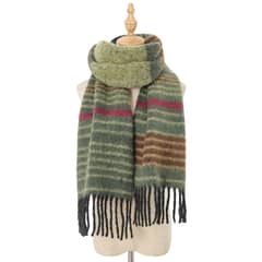 BLWOENS - Bufanda Mujer de invierno - Verde