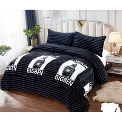 GENERICO - COBERTOR 2 PLAZA PLUSH CON CHIPORRO COLOR NEGRO LONDON
