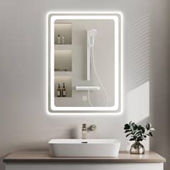 GENERICO - Espejo LED De Baño 50 x 70 cm SBotones táctiles Inteligentes