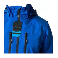 OUTDOOR TECH - Corta Viento Hombre Impermeable Engomada Termica Azul