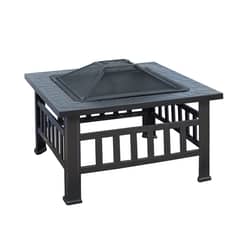 GENERICO - Brasero hierro 81x81x315cm Bighouse