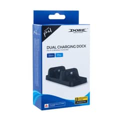 DOBE - Cargador Doble Con Base Dock Playstation Ps4 -
