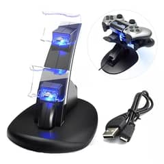 PREX - Estación / Base De Carga Para Joystick Playstation 4 Con Luz