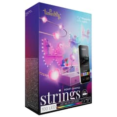 TWINKLY - Cadena Corazones LED RGB USB-C TWKH100RGB-T