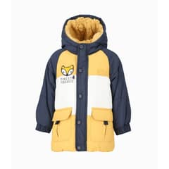 BLACK AND BLUE - Parka bebés impermeable mostaza