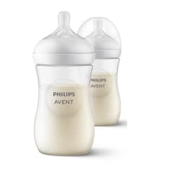 AVENT - Pack 2 Mamaderas Natural Philips Scy903/02 1m+ 260ml