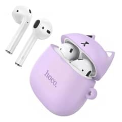 HOCO - Audifonos Bluetooth Tws Ew45 Gato Compatible iPhone Color Violeta