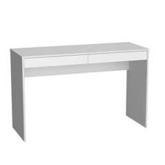 DF HOME - Escritorio Blanco Madrid 2 Cajones B35.038