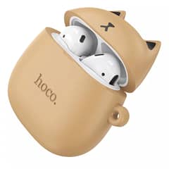 HOCO - Audifonos Bluetooth Tws Ew45 Gato Compatible iPhone Color Cafe