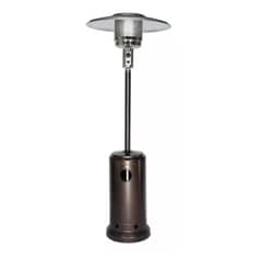 QRUBBER - Estufa Calefactor Exterior Patio - Terraza Tipo Reflector Color Bronce