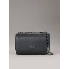 CALVIN KLEIN - Cartera Minimal Monogram Negro