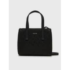 CALVIN KLEIN - Cartera Mini Tote CK Must Negro