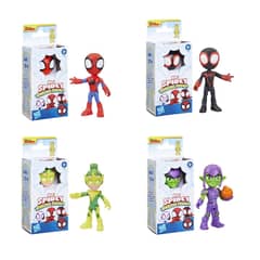 HASBRO - SET 4 FIGURAS SPIDEY Y SUS AMIGOS PACK 2