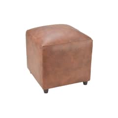 BILDUN - Pouf Cuero Sintético café