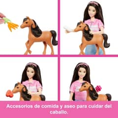 MATTEL - Muñeca Barbie Pony Caballito 30cm