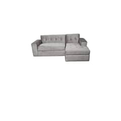 DISEÑOS VALESTRINI - SECCIONAL FELPA BEIGE DIVAN DERECHO