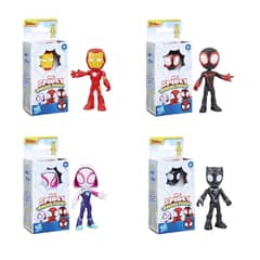 HASBRO - SET 4 FIGURAS SPIDEY Y SUS AMIGOS PACK 3