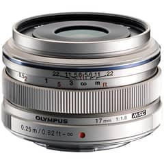 OLYMPUS - M Zuiko Digital 17mm F 18 Lens - Prata