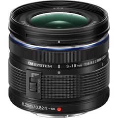 OLYMPUS - OM SYSTEM MZuiko Digital ED 9-18mm f 4 - 56 II Lens