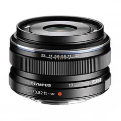 OLYMPUS - M Zuiko Digital 17mm F 18 Lens - Negro