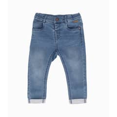 BLACK AND BLUE - Jeans bebés básico denim celeste