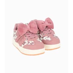 LIMONADA - Zapatilla bebés con flores rojo