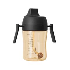 HEORSHE - Vaso Dental Care Sippy Cup 300 ml - Negro - 9+