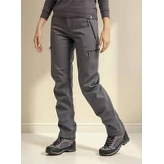 NO LOGO - Pantalon Termico Impermeable Softshell Con Micropolar Mujer