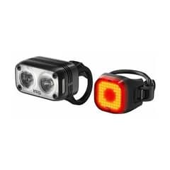 KNOG - Pack Luz Bicicleta Trasera Delantera Rec Usb 400 Lumens