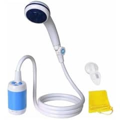 PUREPOWER - Ducha portátil para campamentos recargable - Blanco y verde