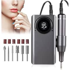 PUREPOWER - Taladro de uñas recargable de 3500RPM con Kit de brocas