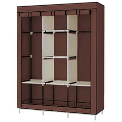 SUPERCENTER - Practico Armario Closet Ropero Armable Grande 170x128x45cm Marrón