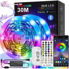 PUREPOWER - Tira de luces RGB 10 metros WiFi y control remoto