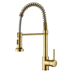 PUREPOWER - Grifo de cocina para lavaplatos monocromado extensible