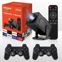 PUREPOWER - HY320 4K260 ANSI Smart Projector with WiFi 6 BT 50 Screen Adjustment