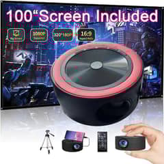 PUREPOWER - 2025 New proyector ultra portail LED HD 1080P Video-projector- 3203